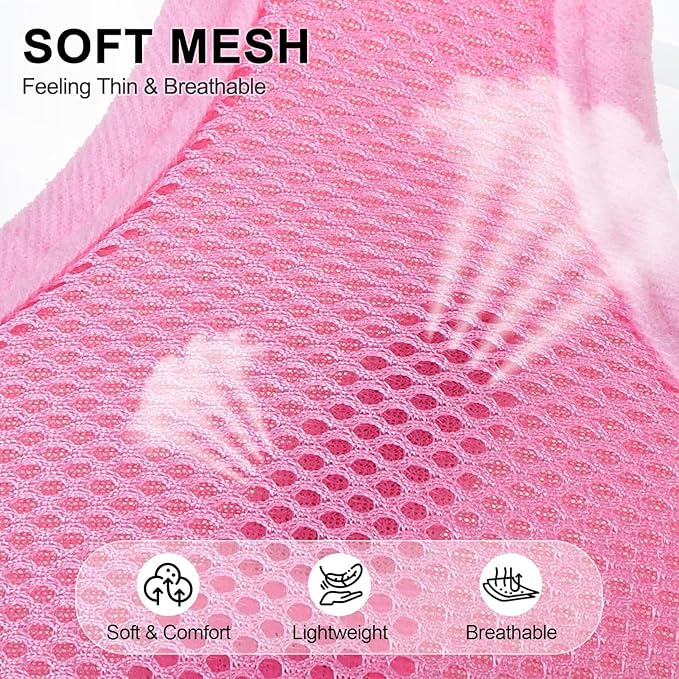 BINGPET Small Dog Harness - Breathable Mesh Puppy Cat Harnesses - No Pull Adjustable Dog Harness Dog Vest Harness for Small and Medium Dogs