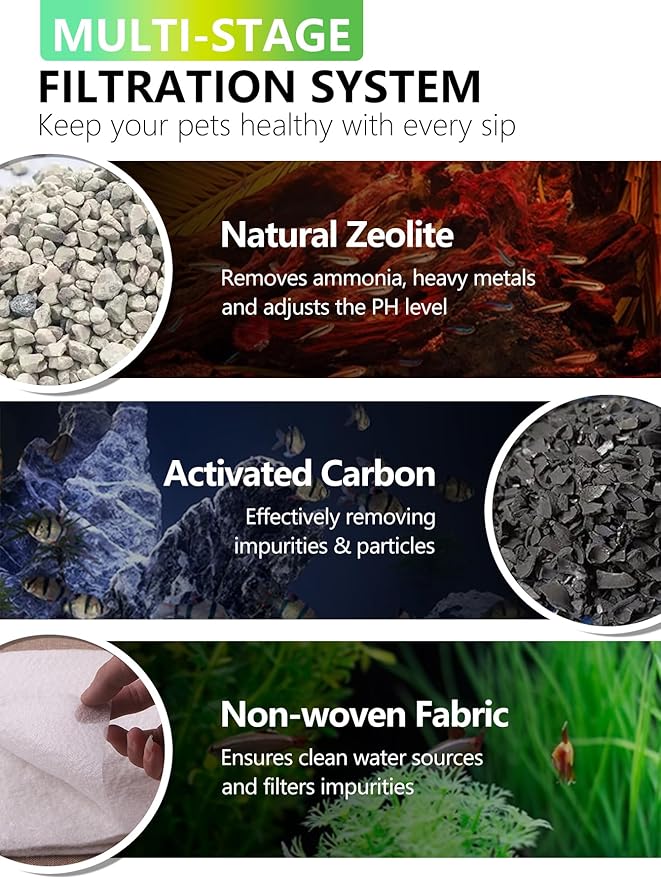 Medium Aquarium Filter Cartridges Compatible with Tetra Whisper Bio-Bag Filters, Fish Turtle Tank Assembled Filters for Tetra Whisper Power Filter 10i IQ10 PF10 & ReptoFilter (MEDIUM-12 Pack)