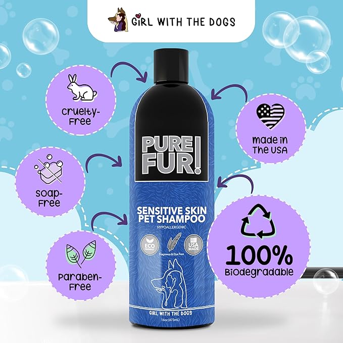 Pure Fur! Sensitive Skin Pet Shampoo, 16 oz