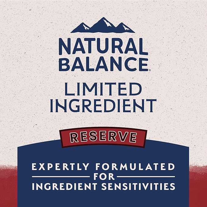 Natural Balance Limited Ingredient Adult Grain-Free Dry Dog Food, Reserve Sweet Potato & Bison Recipe, 4 Pound (Pack of 1)
