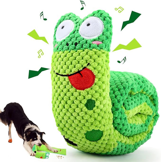 Squeak Dog Toys for Stress Release & Boredom Relief, Dog Puzzle IQ Training, Snuffle Foraging Instinct Training - Suitable for Small, Medium & Large Dogs