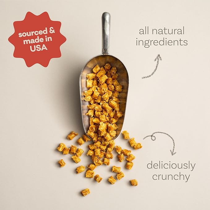 Polkadog Chicken Littles Crunchy Training Bits – All Natural, Limited Ingredient Healthy Training Treats for Dogs. Handcrafted & Made in USA. Great for Dogs with Allergies or Sensitive Stomachs – 7oz