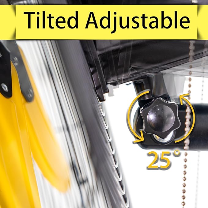 HiCFM 20" Oscillating Wall Mount Fan, 5000 CFM High Velocity Industrial Wall Mounted Heavy Duty Shop Fans with 3 Speed Settings 80° Oscillation for Commercial Garage Warehouse workshops Factory