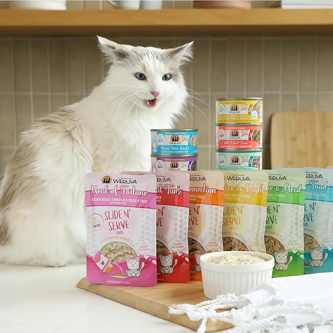 Weruva Wet Cat Food, Meal or No Deal with Chicken and Beef Pate, 10oz Can, Pack of 12