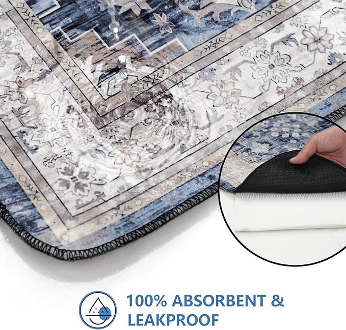 Washable Pee Pads for Dogs 2 Pack, Absorbent Reusable Puppy Pads Waterproof, Leakproof & Non-Slip Whelping Pad, Potty Training Pads for Dogs Playpen Mat 24x36