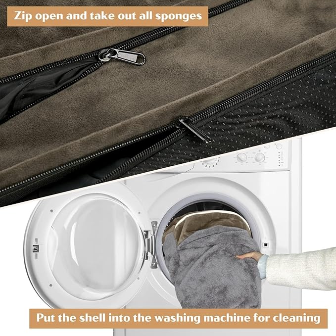 Comfort Expression Small Dog Beds Waterproof Cat Beds Orthopedic Foam Sofa Beds for Small Dogs Comfy Pet Bed with Washable Removable Cover & Non-Slip Bottom(XX-Small,Dark Green)