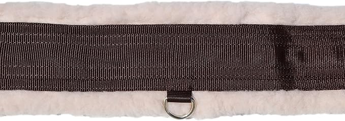 T TEKE Daily English Girths for Horses: Padded with Fleece, Double-Sided Heavy-Duty Elastic and Stainless Steel Buckles (Sizes 38”-56")"