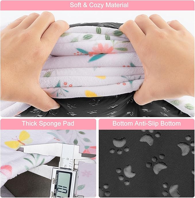 Unicorn Catcher Large Cozy Pet Bed & Tunnel - Warm & Washable, Suitable for Guinea Pigs, Hamsters, Chinchillas & Bunnies