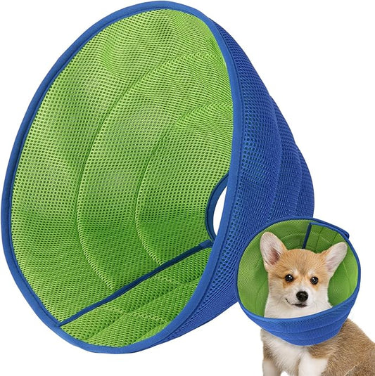 XXS Soft Dog Cone Collar Alternative to Stop Licking, Comfy E Cones for Small Dogs After Surgery, Comfortable Elizabethan Recovery Head Ecollars of Shame, XL Pet Neuter Neck Collars Anti Licking