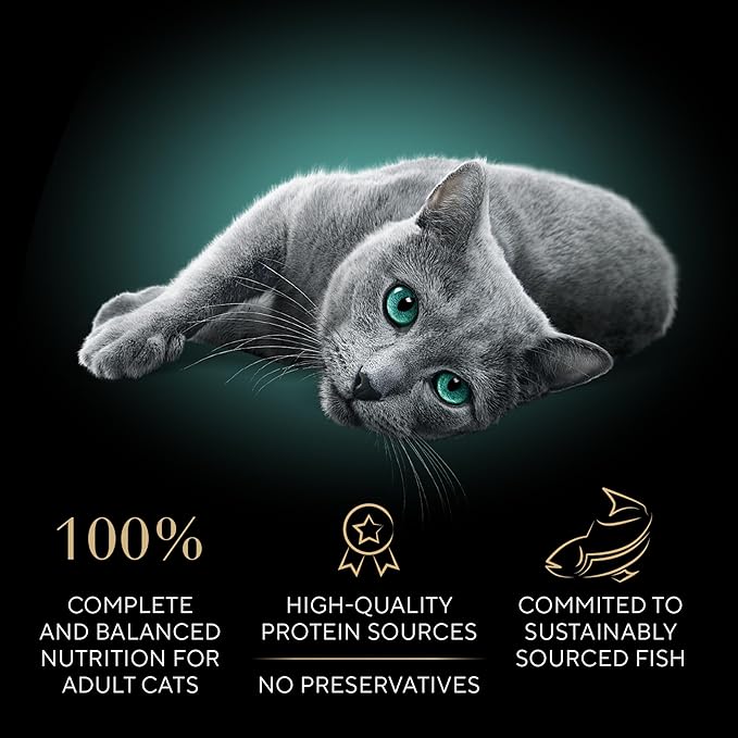 Sheba Perfect Portions Wet Cat Food Cuts in Gravy Variety Pack, with Sustainable Tuna and with Sustainable Salmon, 2.6 oz. Twin-Pack Trays (12 Count, 24 Servings) (Pack of 2)