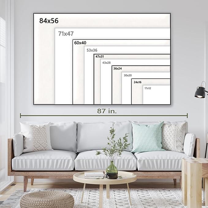 Nature Wall Art Prints - Ocean Forest Mountain Lake Canvas Landscapes - Small to Extra Large Living Room Bedroom Kitchen Bathroom Décor (Sandy Ocean Beach, 31L" x 47W" - 3 Panels)