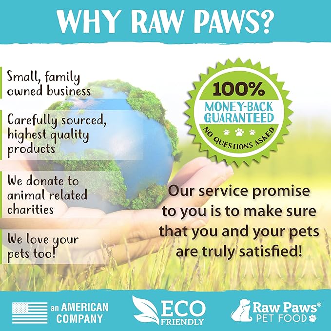 Raw Paws Grain-Free Soft Sausage Treats for Dogs & Cats - Beef Recipe, 6-oz - Made in USA - Great for Training Puppies or as a Reward - Beef Jerky for Dogs - Soft Cat Treats
