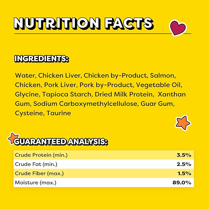 Temptations Creamy Puree Squeezable Lickable Wet Cat Treats with Salmon, 0.42 oz. Tubes, 24 Count