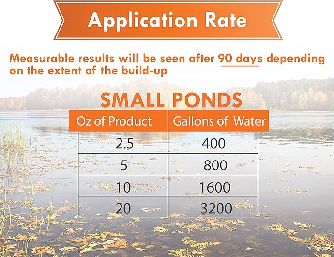 Pondworx Pond Bacteria - Concentrated & Formulated for Water Features - Safe for Koi - 16 Ounces & Treats up to 2,500 gallons of Water