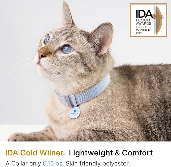 Safety Cat Collar Pro, Lightweight Elastic Release Non Breakaway Cat Collar Adjustable with Snap Fastener for Kitten All Small Large Cats, US IDA Gold Award (Alpine Green, S 5.9-11.8")