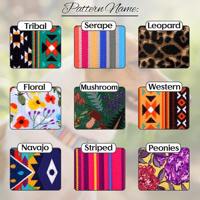 AirTag Dog Collar for Small Medium Large Breed - Adjustable Cute Pattern Dog Collar with Airtag Holder - Soft Leather Tracker GPS Apple Air Tag Pet Collars (Small, 12"-15" Neck Fit, Western)