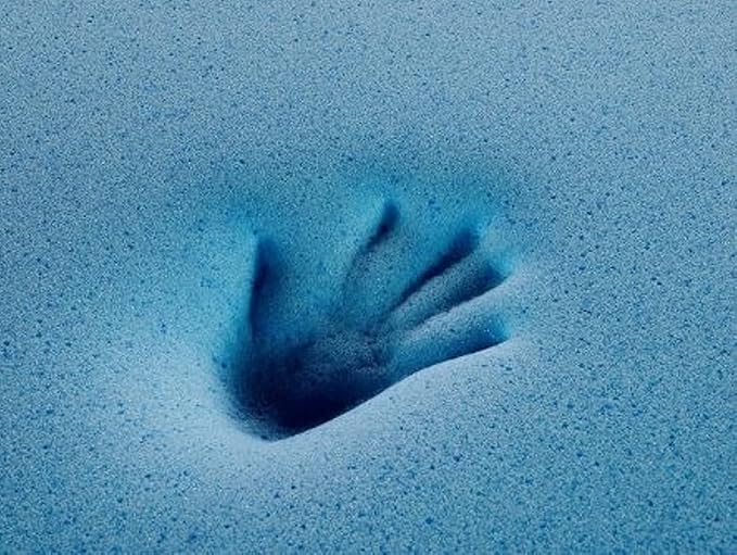 Dogbed4less Extra Large Orthopedic Memory Foam Dog Bed for Large Dogs with Durable Waterproof Internal Case, Removable Washable Denim Cover and Bonus Pet Bed Cover, 47X29X4 Fits 48X30 Dog Crate, Blue