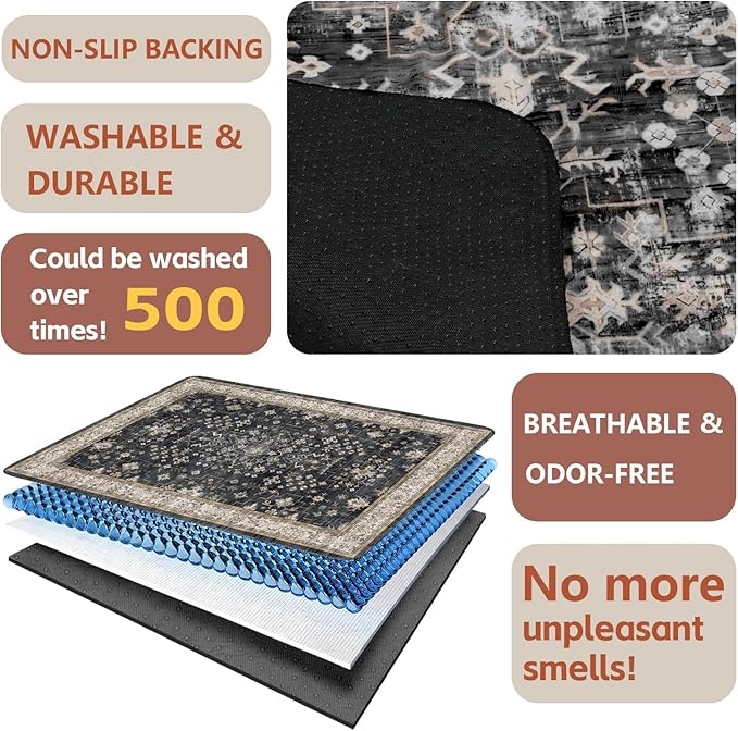 Washable Pee Pads for Dogs 2 Pack, Absorbent Reusable Puppy Pads Waterproof, Leakproof & Non-Slip Whelping Pad, Potty Training Pads for Dogs Playpen Mat 48x48