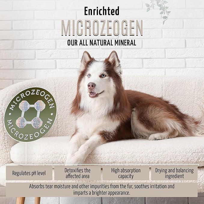 Tauro Pro Line Clay Tear Stain Remover for Dogs - Shield Mask for Eyes, Ears, Mouth, Gentle Grooming Product for Dogs, Puppy & Cat (Stainless Look - 1.69 Fl Oz)