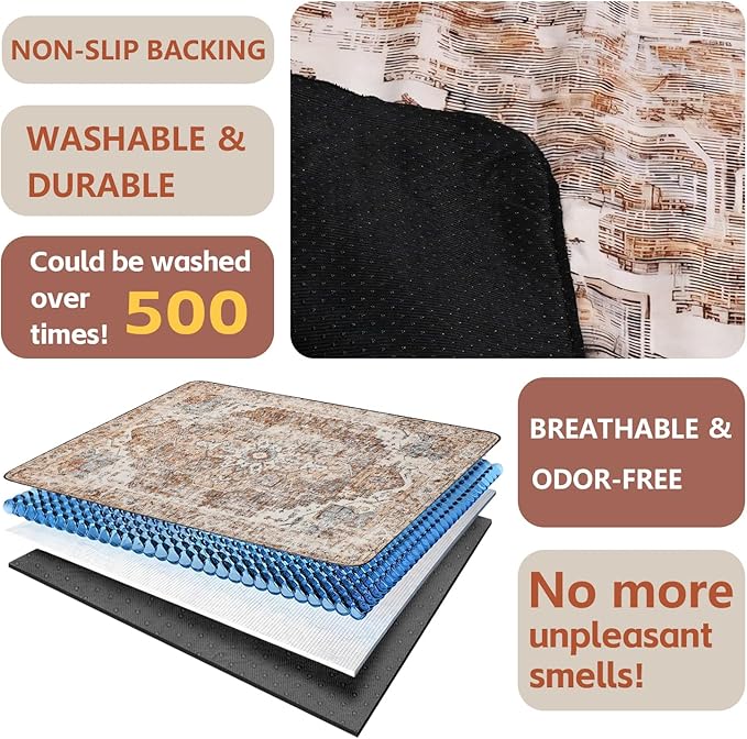 Washable Pee Pads for Dogs 2 Pack, Absorbent Reusable Puppy Pads Waterproof, Leakproof & Non-Slip Whelping Pad, Potty Training Pads for Dogs Playpen Mat 48x48