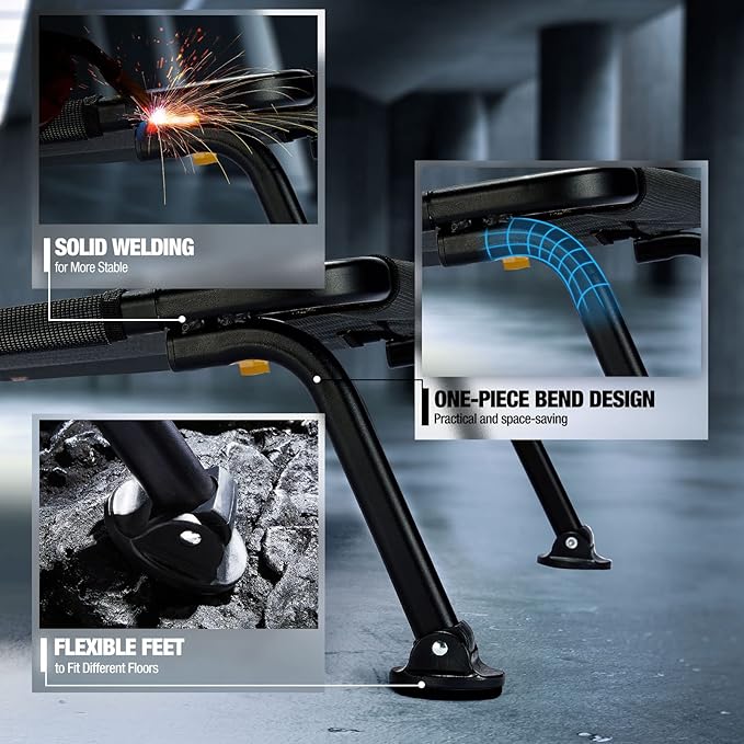 Veehoo Outdoor Elevated Dog Bed, Cooling Raised Dog Cot Bed XL, Portable Waterproof Curved Dogs Hammock Beds for Outside, up to 150lbs, Black Legs, Black 49"