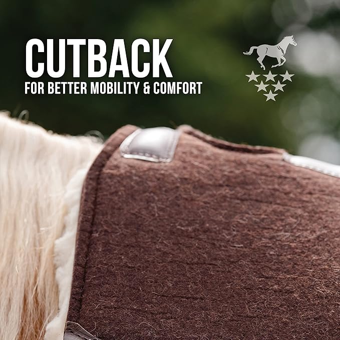 Professional's Choice 100% Steam-Pressed Wool Felt Saddle pad