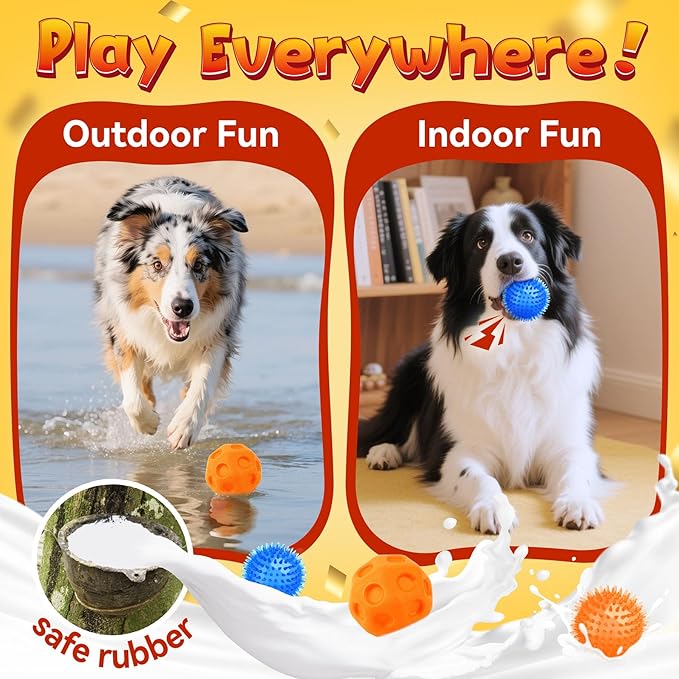 KIPRITII 12-Pack Large Dog Chew Toys for Aggressive Chewers - Includes Indestructible Chew Bone, Interactive Tug Toys, Squeaky Toys, Great for Medium & Large Breeds Dog