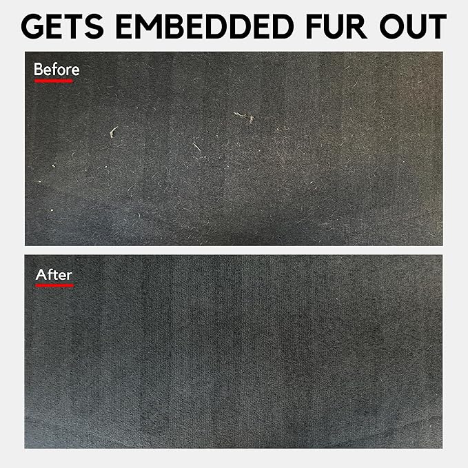 Mini Pet Hair Remover | Dog Hair Remover for Car Carpet & Car Cleaning Supplies, Cat Hair Remover for Furniture, Reusable Carpet Brush and Lint Remover, Pet Hair Removal Tool