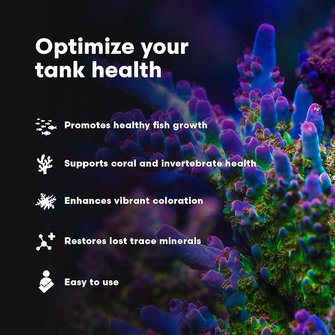 Brightwell Aquatics Rēplenish – Premium Trace & Minor Element Supplement for Marine Aquariums, Supports Healthy Fish, Corals, and Invertebrates, 500 ml