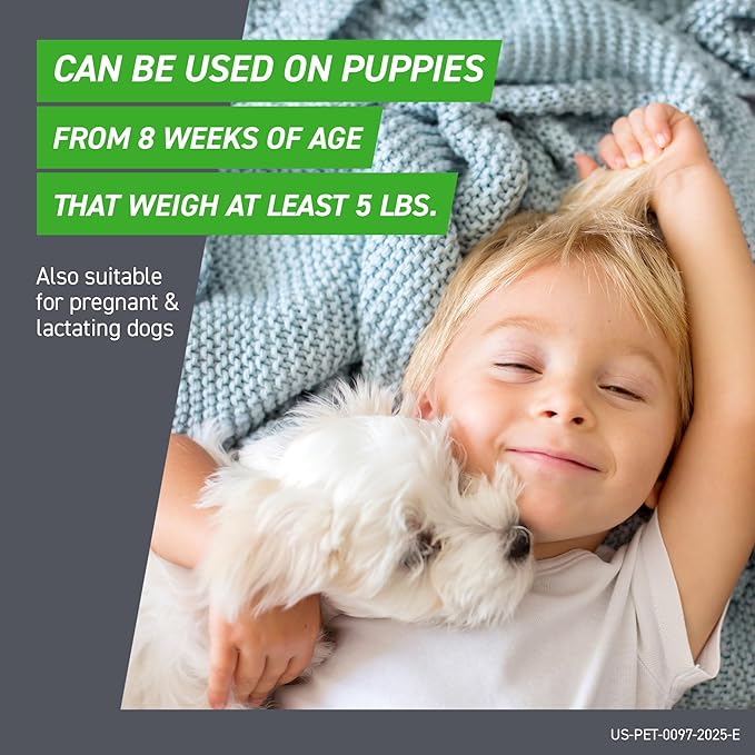 FRONTLINE Plus for Dogs Flea and Tick Treatment (Extra Large Dog, 89-132 lbs.) 6 Doses (Red Box)