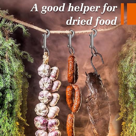 Hotop 80 Pcs 3.5 Inch Double Ended Bolt Snaps Hooks Zinc Alloy Trigger Chain Metal Clips Key Holder for Linking Key Chain Dog Leash Collar Pet Sling Feed Buckets(Silver)