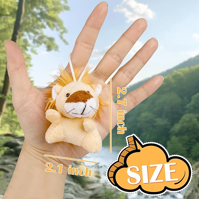 Sofier 12 Packs Mini Stuffed Animals Bulk Party Favors For Kids Treasure Box Toys Classroom Plush Toys Claw Machine Key Chains Carnival Prizes Small Valentine Halloween Christmas Gifts Stocking