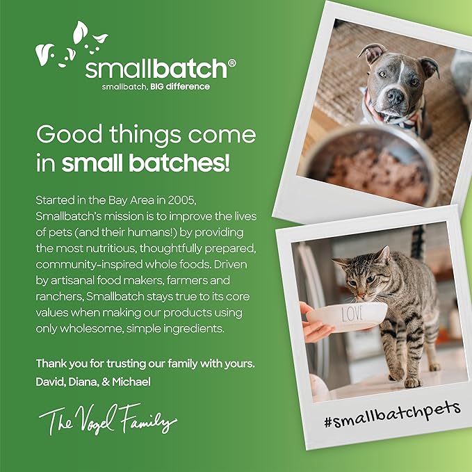 smallbatch Pets Premium Freeze-Dried Lamb Heart Treats for Dogs and Cats, 3.5 oz, Made and Sourced in The USA, Single Ingredient, Humanely Raise Meat, No Preservatives or Anything Artificial Ever