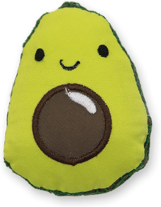 Catstages Lil' Avocato Cat Toy, Interactive Plush Avocado with Catnip, Kicker & Chew Toy for Indoor Cats, Encourages Active Play, Mental Stimulation, Dental Health, and Solo Fun, Green