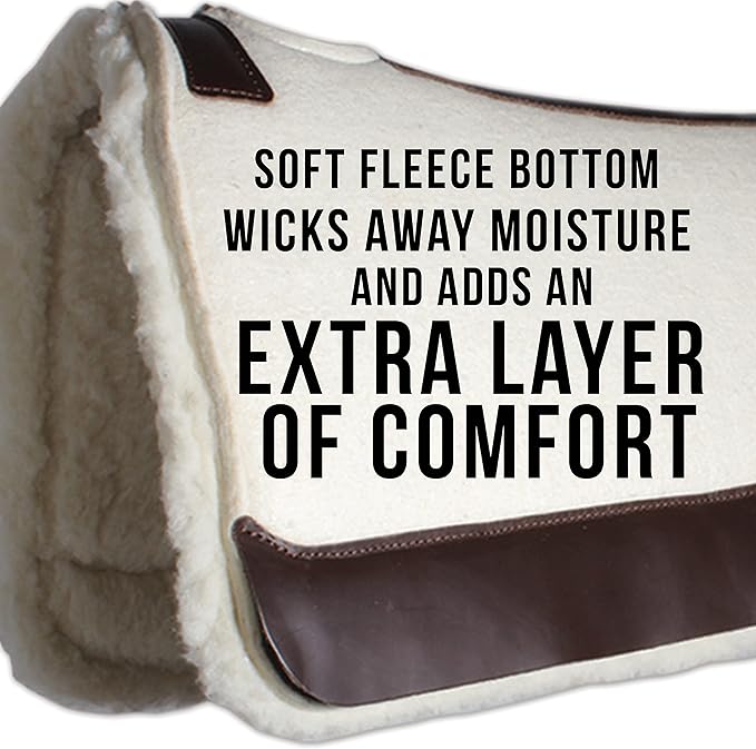 Professional's Choice 100% Steam-Pressed Wool Felt Saddle pad