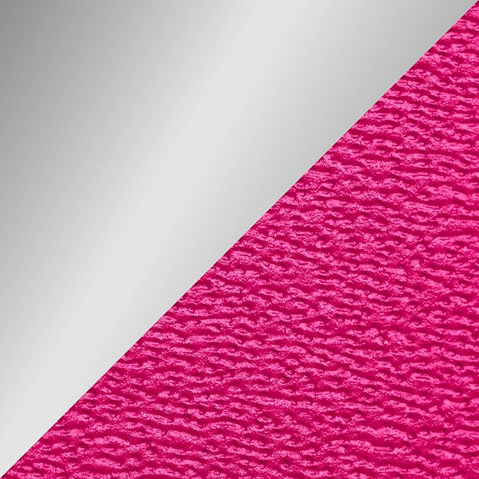 BRONZEDOG Leather Cat Collar with Removable Bells Non Breakaway Kitten QR Tag for Girl Boy (7" - 9" for Cats, Pink & Silver)