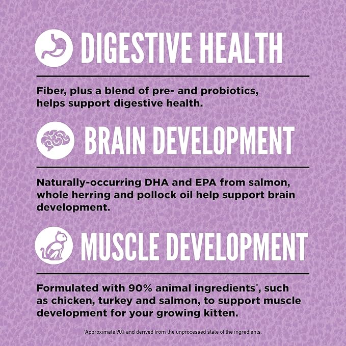 ORIJEN Wild Reserve Dry Cat Food Free-Run Chicken & Wild-Caught Fish Kitten Recipe 3.5lb Bag