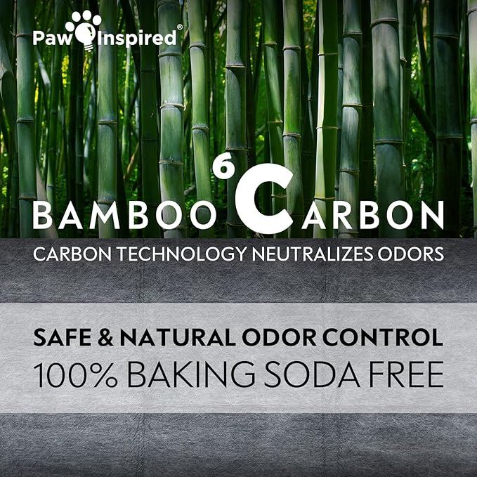 Paw Inspired Disposable Guinea Pig Cage Liners | Bamboo Charcoal Odor Controlling | Super Absorbent Liners Pee Pads for Ferrets, Rabbits, Hamsters, and Small Animals (36x18 (Wabbitat 37") - 16 ct)