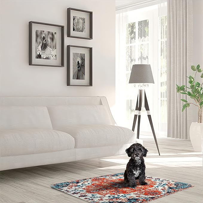 Washable Pee Pads for Dogs - Super Absorbent Reusable Puppy Training Pads - 100% Waterproof, Leak-Proof & Non-Slip Whelping Pads for Pet Housebreaking