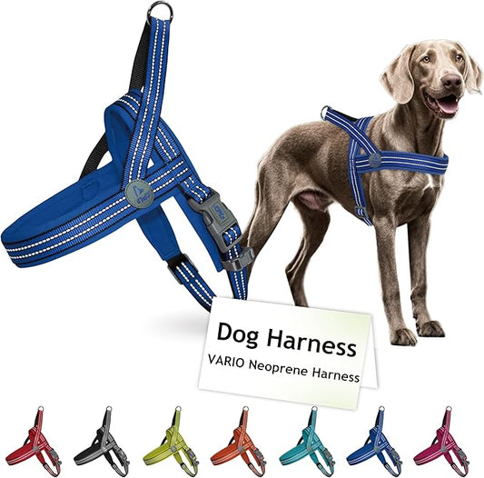 DOCO No-Pull Dog Harness Halter Reflective Easy-Control Harness for Training, Walking, and Preventing Pulling, Ideal for Small Dogs(Navy Blue)