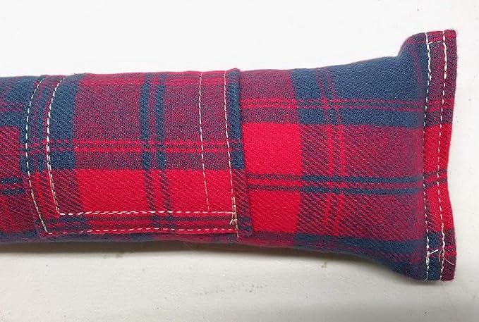 15" Cat Kicker Toy with Refillable Catnip Pocket (Red Flannel) - Filled with 1 oz Premium Canadian Catnip