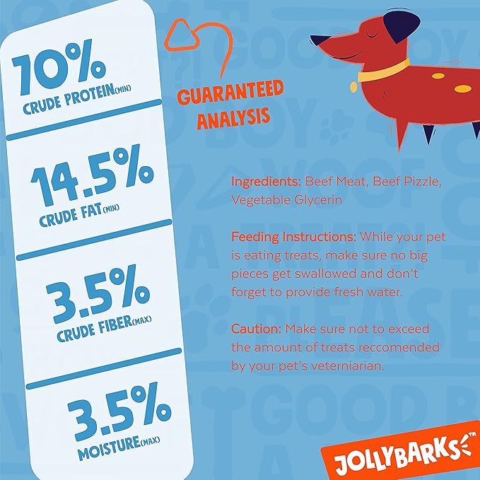 Junior Bully Sticks for Small Dogs | All Natural, Single Ingredient Bully Sticks for Puppies to Medium Dogs (6 Inch - 25pk)