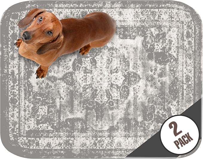Washable Pee Pads for Dogs - Super Absorbent Reusable Puppy Training Pads - 100% Waterproof, Leak-Proof & Non-Slip Whelping Pads for Pet Housebreaking