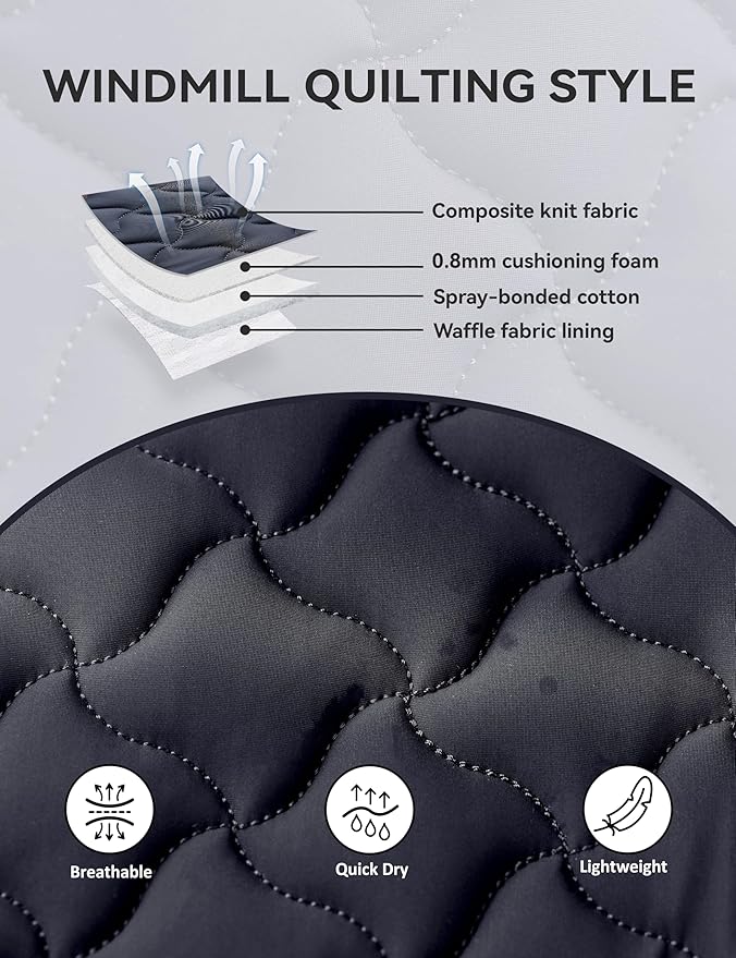 Close Contact Non-Slip Design Horse Riding Pad Moisture-Wicking Shock Absorbing English Saddle Pad for Horses