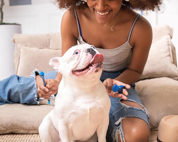 Pet Toothbrushing Assistant for Dogs and Cats Allows You to Brush Your pet’s Teeth Without Constantly Worrying About Getting Bitten Medium Size for Pets Between 15-85 lbs. (7-38.5 Kg)