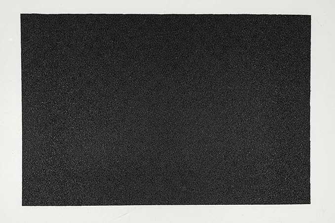 Mohawk Home Heavy Duty Rubber Stall Mat - Gym Floor- Under Dog Crate - All Purpose Utility 2'x3' - 1/2" Thick(Pack of 3)