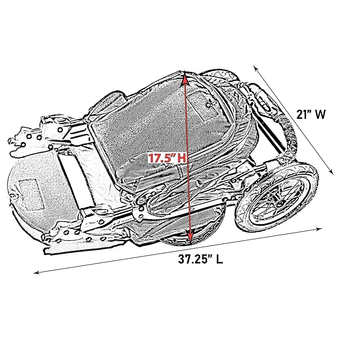 Pet Gear No-Zip NV Pet Stroller for Cats/Dogs, Zipperless Entry, Easy One-Hand Fold, Gel-Filled Tires, Plush Pad + Weather Cover Included, Peony