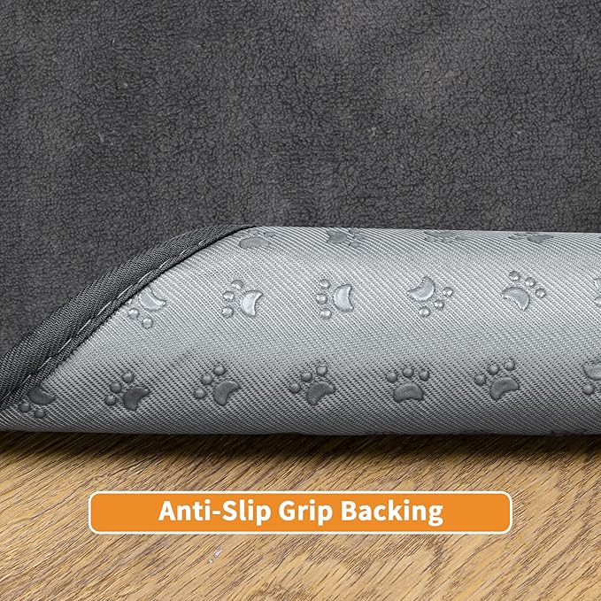 Washable Dog Pee Pads 24x36 2Pack Reusable, Absorb Dog Mats Non-Slip for Puppy Training, Whelping, Potty, Playpen, Crate