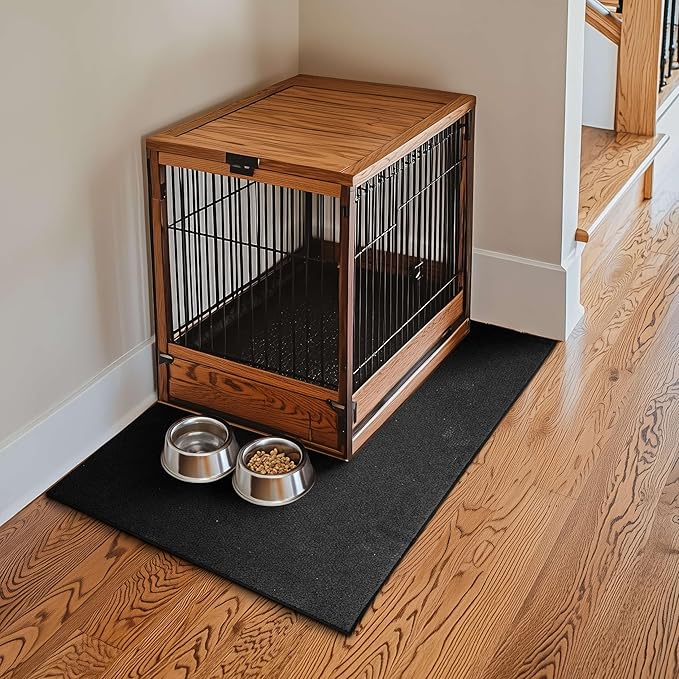 Mohawk Home Heavy Duty Rubber Stall Mat - Gym Floor- Under Dog Crate - All Purpose Utility 3' x 4' - 1/2" Thick