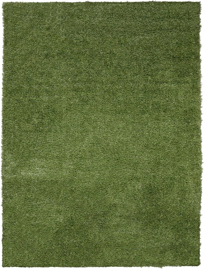 Ottomanson Artificial Grass Puppy Potty Training Pad, 2' x 2'7" Reusable Pee Pad for Small Pets and Dogs